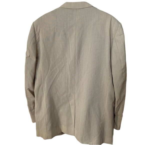 Vintage Gucci Men's Cream Single Breasted Blazer Wool Blend - Picture 6 of 13